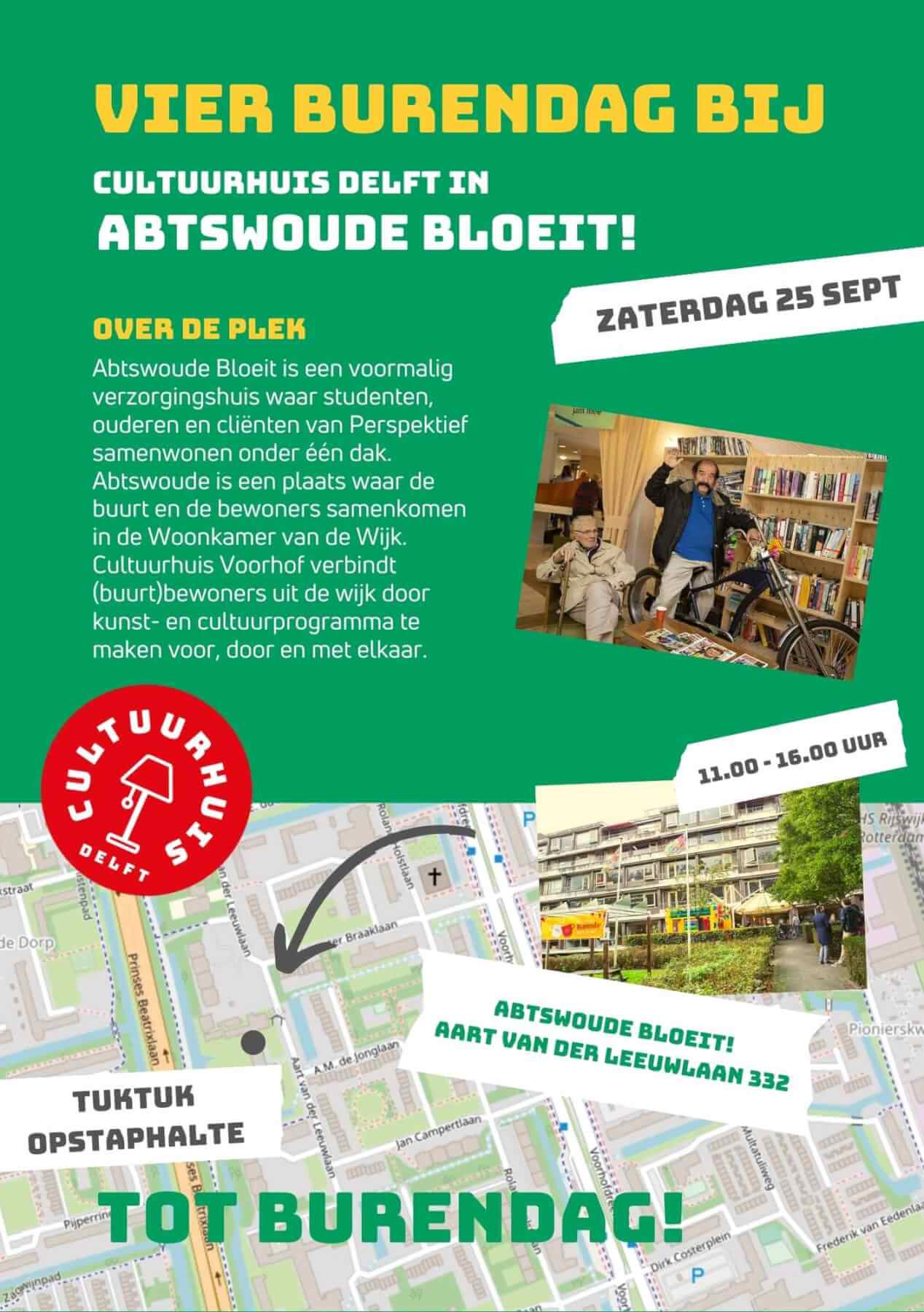 Flyer Abtswoude Bloeit